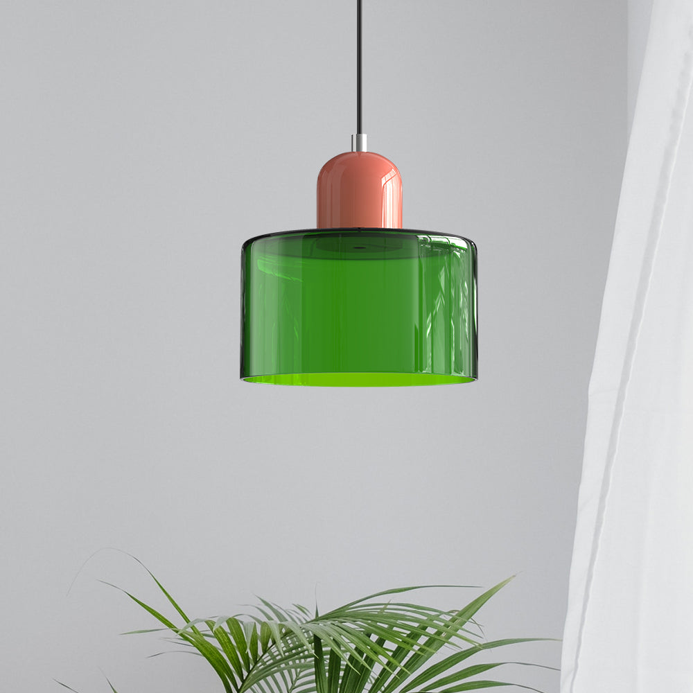 Bauhaus Creative Glass Pendant Light - Colored Glass for an Elegant Interior