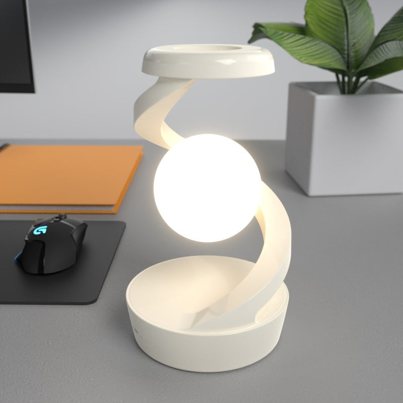 GestureGlow Lamp - LED RGB Desk Lamp with Wireless Charging