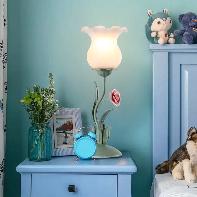 Jasmara - Floral Table Lamp for a Calming Bedroom