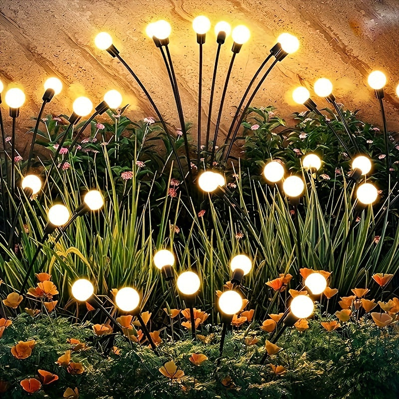 SolarFirefly Lights - Solar LED Firefly String Lights for the Garden