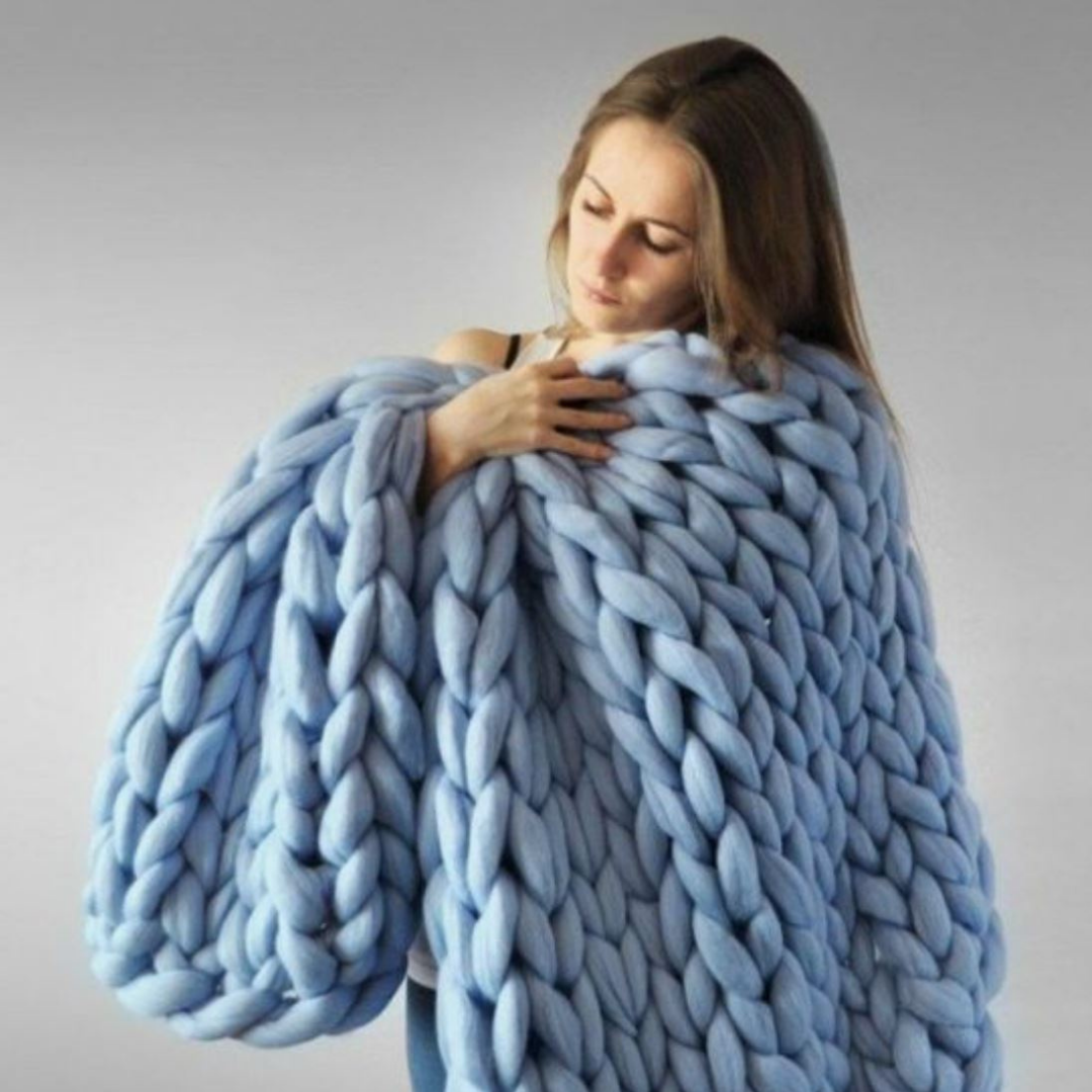 WinterVibe DIY Blanket - Couverture Unique Hiver