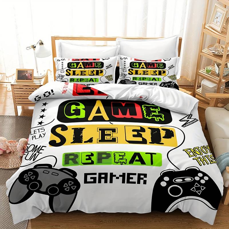 GameDreamer - Kids Gaming Print Bedding Set