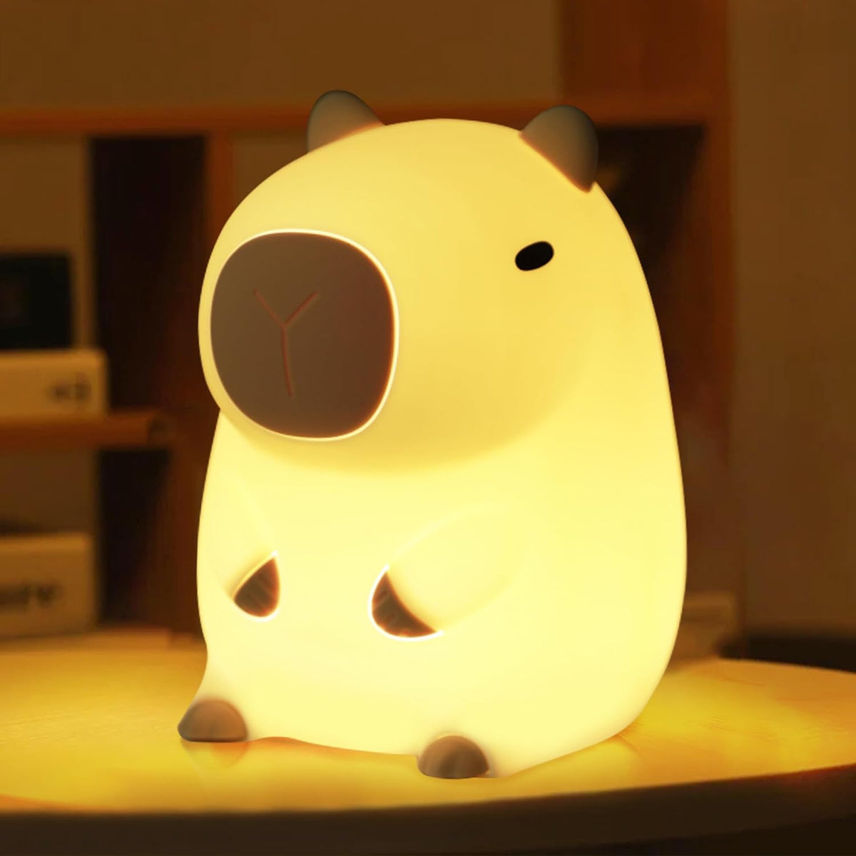 CapySnuggle Light - Soft Silicone Capybara Night Light