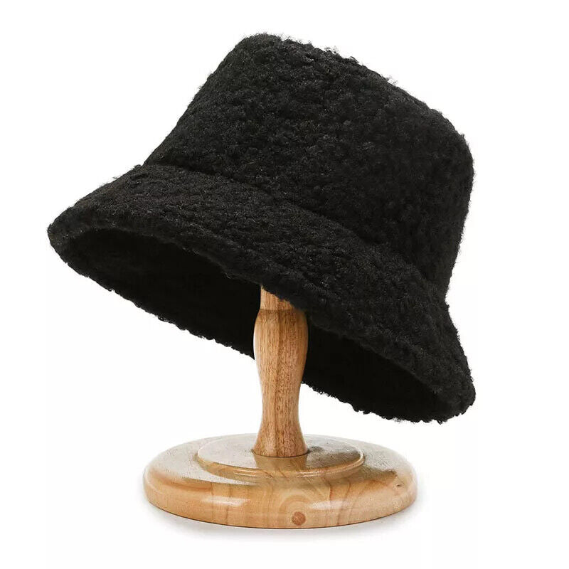 CozySheep - Lambswool Teddy Bucket Hat in 6 Colours