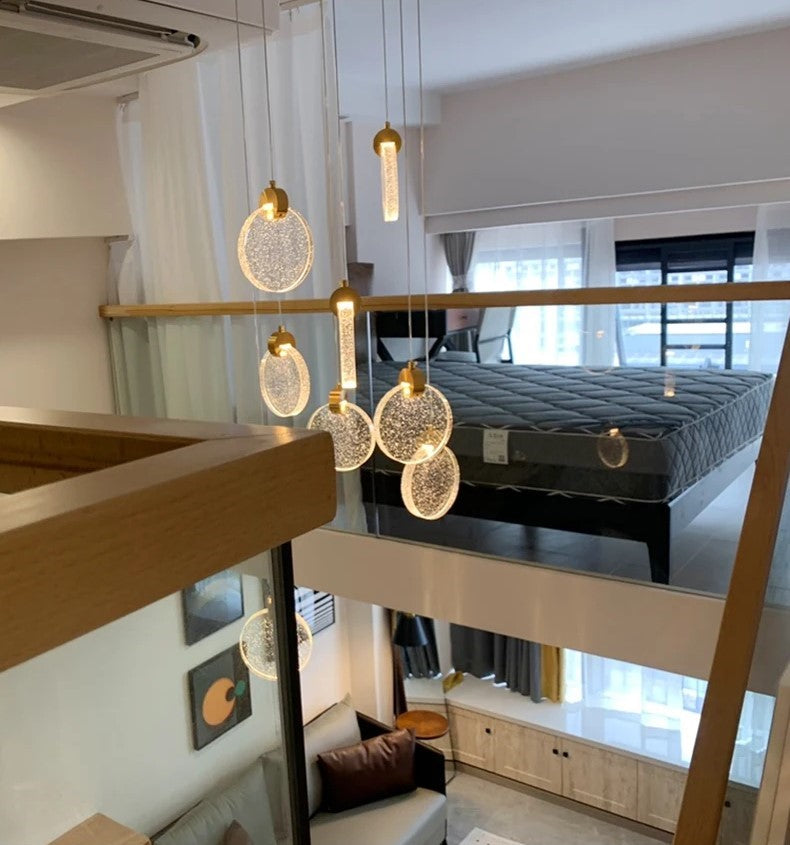RayonsD'Or - Elegant Glass Ceiling Light
