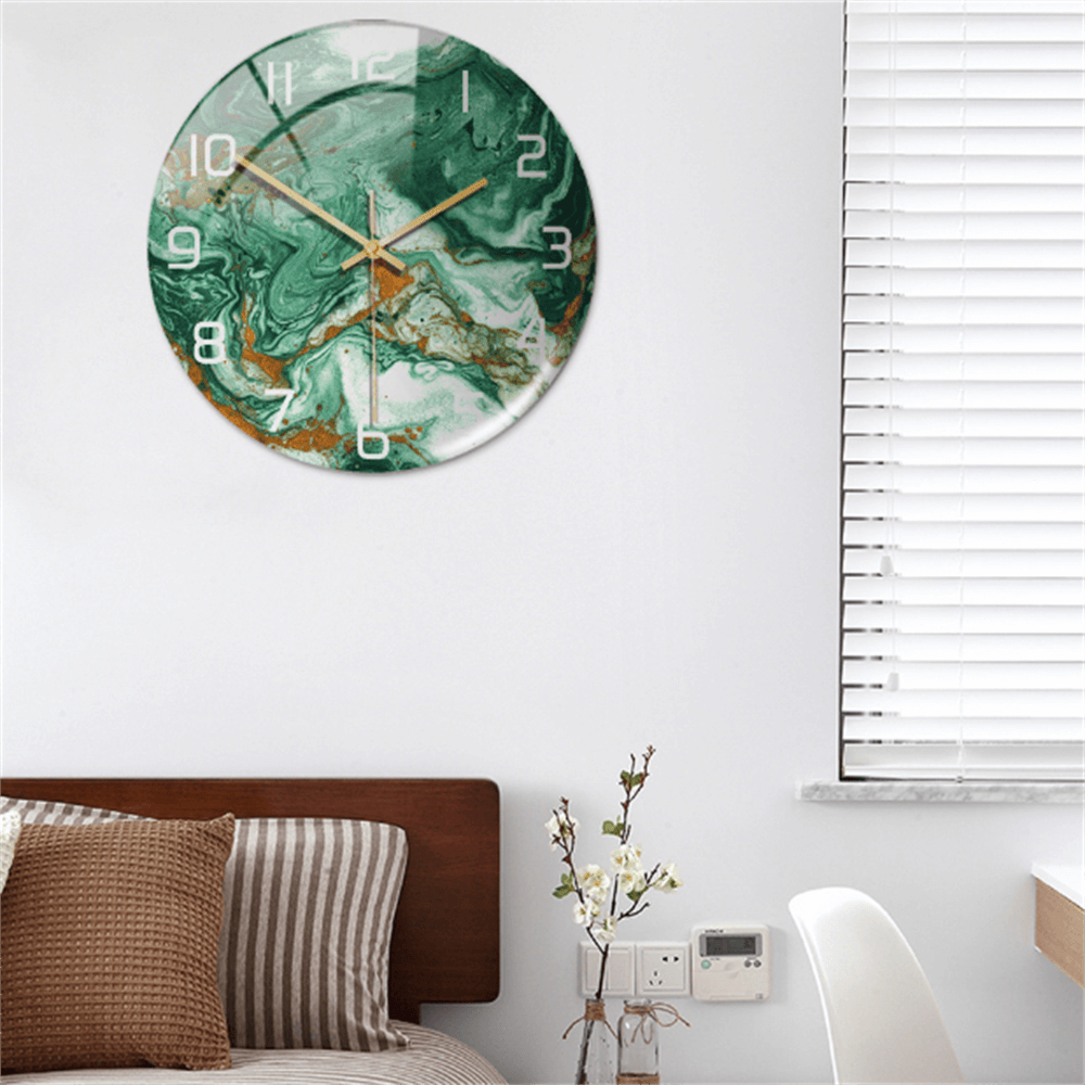 Timeless Marble - Silent Mechanism Marble Wall Clock