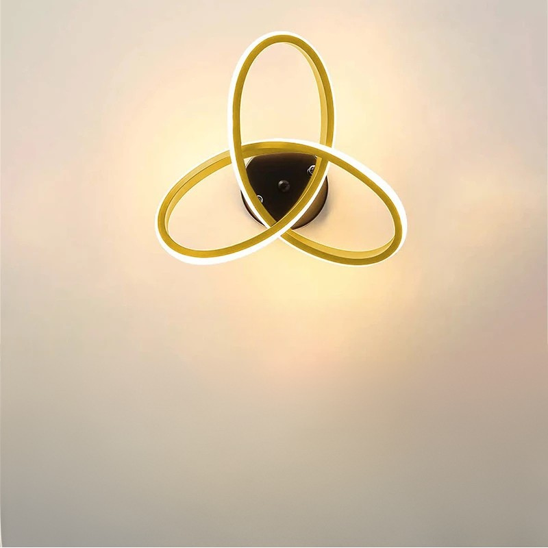 LuxeLED - Plafonnier LED Élégant pour Salon Moderne
