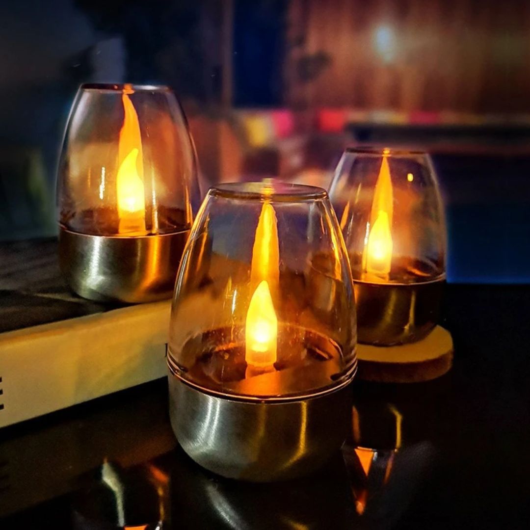 CandelaSoleil - Elegant Solar Lantern for Garden and Patio
