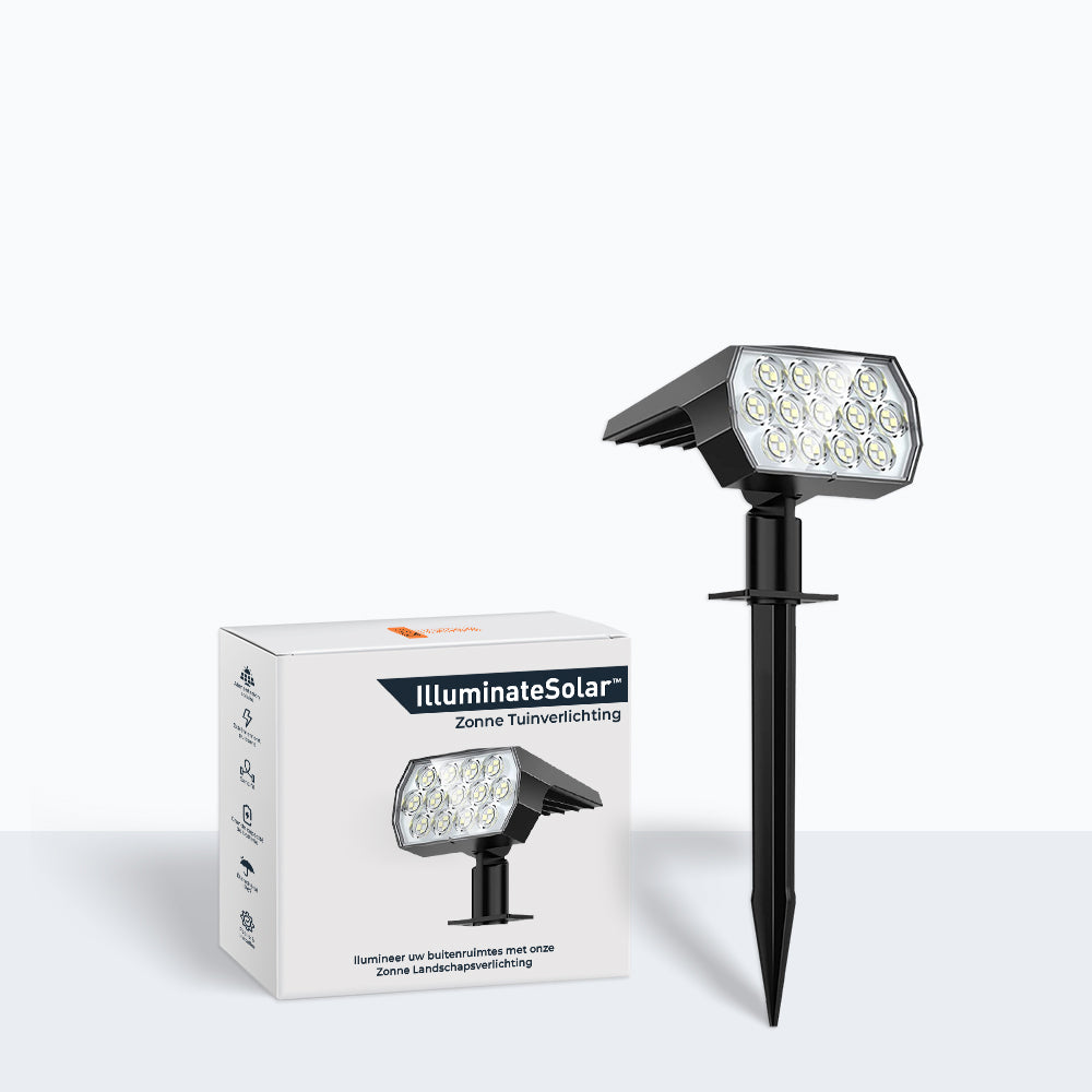 ÉclatSolaire - Elegant LED Solar Garden Lamp