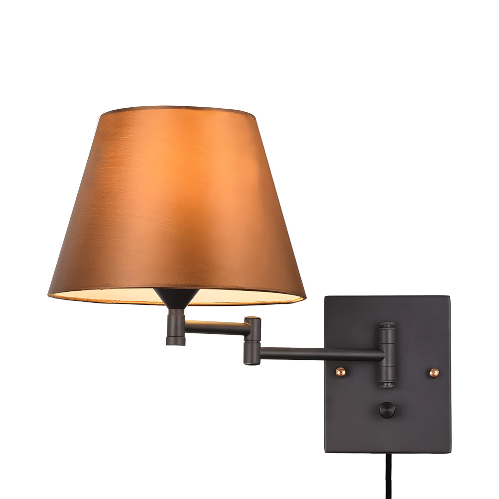 SwingLight - Adjustable Wall Sconce with Linen Shade