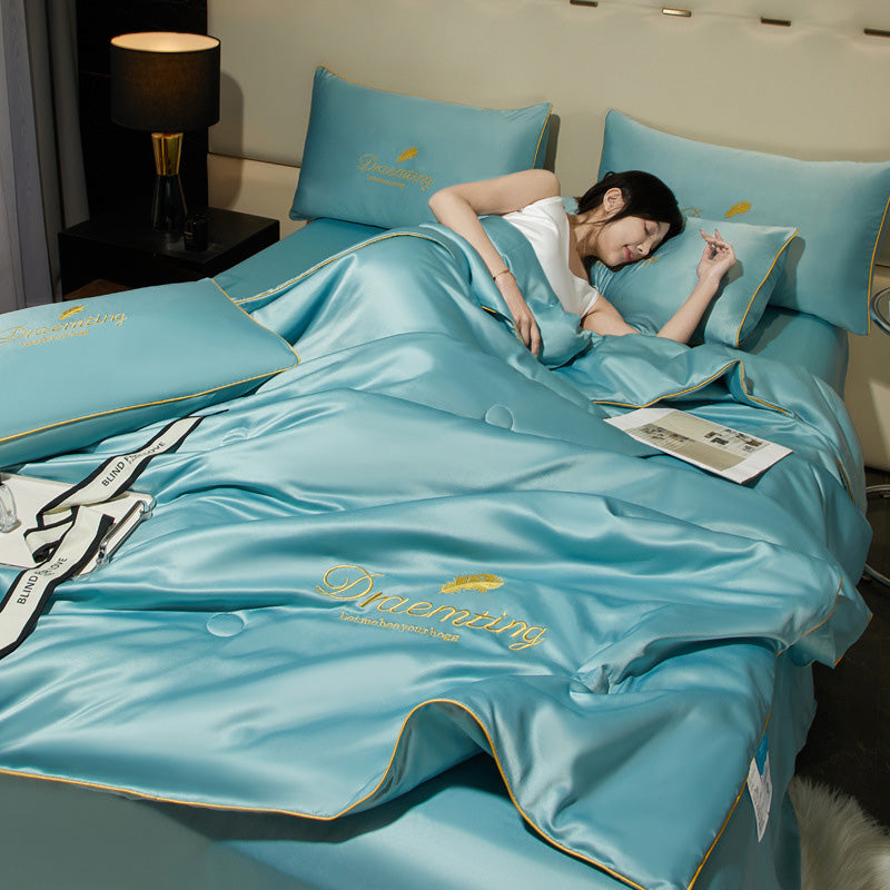 CoolWrap - Ice Silk Cooling Blanket for Summer Nights