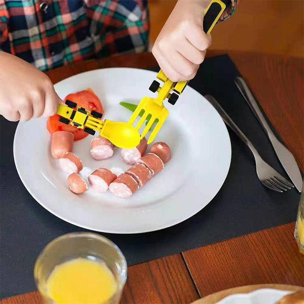 ConstructoFork - Sturdy Kids Cutlery Set