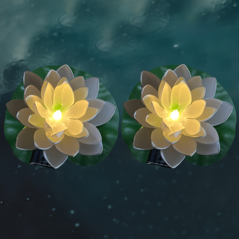Upetal - Lotus-Shaped LED Solar Garden Lanterns