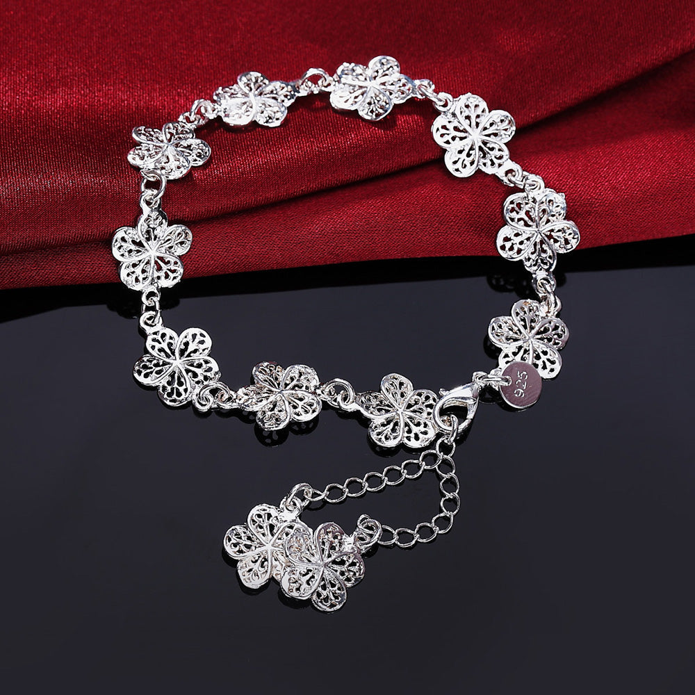 Bracelet Filigrane Argent - Maillons Élégants