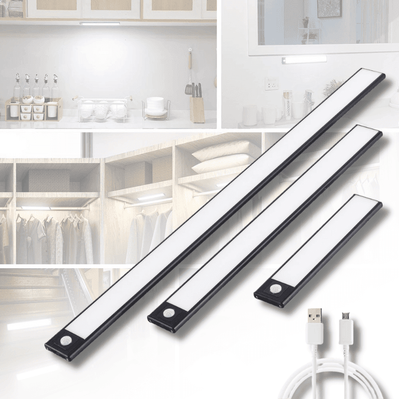 RechargeGlow LED Strips – Éclairage Capteur Maison