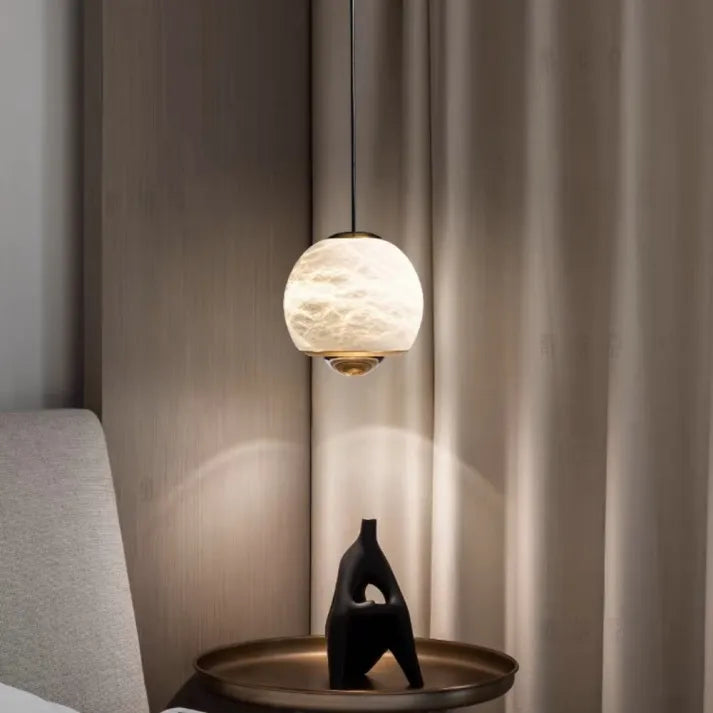 LumiereNordique - Scandinavian Marble and Alabaster Pendant Light