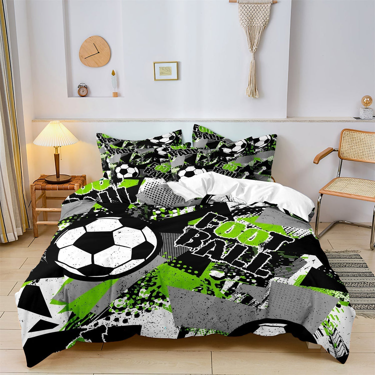 FootballDream - Soft Comfy Kids Football Bedding Set
