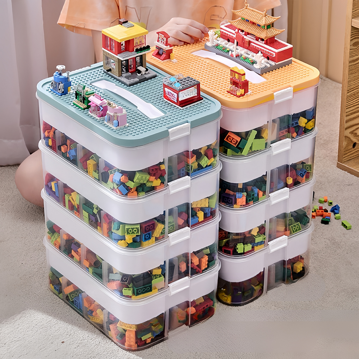 Stapelgenie - Stackable Storage Box with Lid