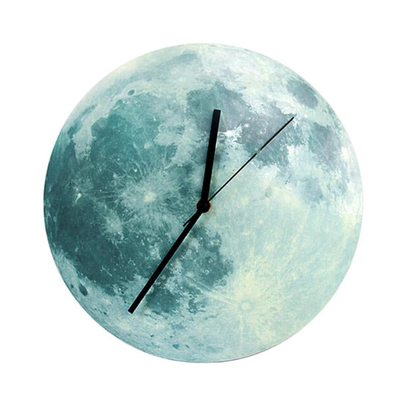 MoonLight - Luminous Moon Wall Clock for Enchanting Evenings