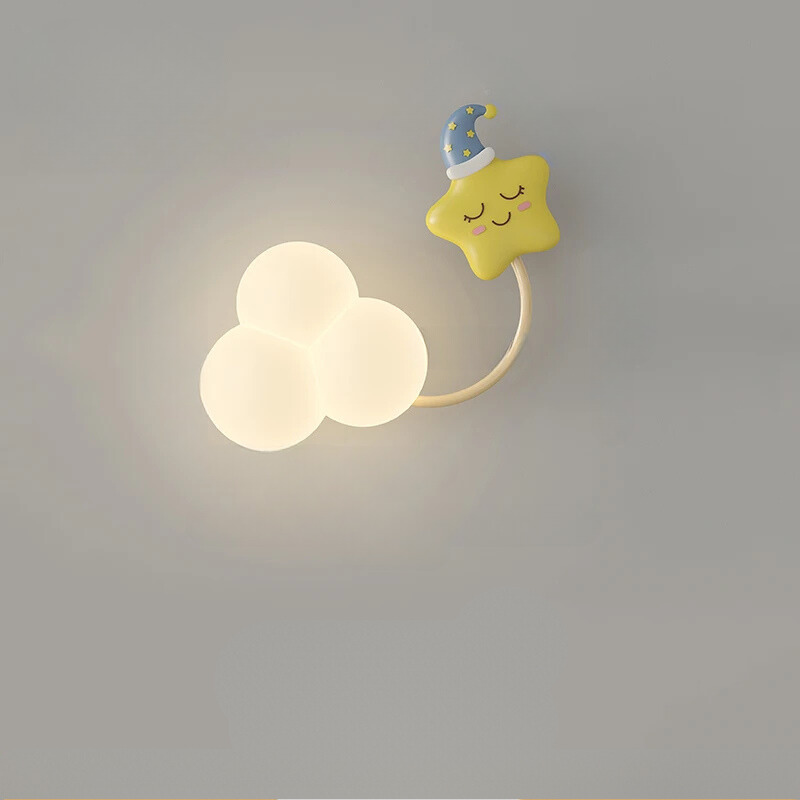 CartoonAirplane Light - Kids Bedroom Airplane Wall Lamp