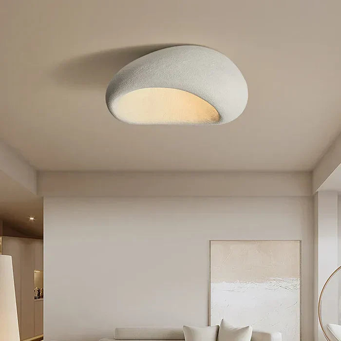 SereneAura Ceiling Light – Lumière Naturelle Wabi-Sabi