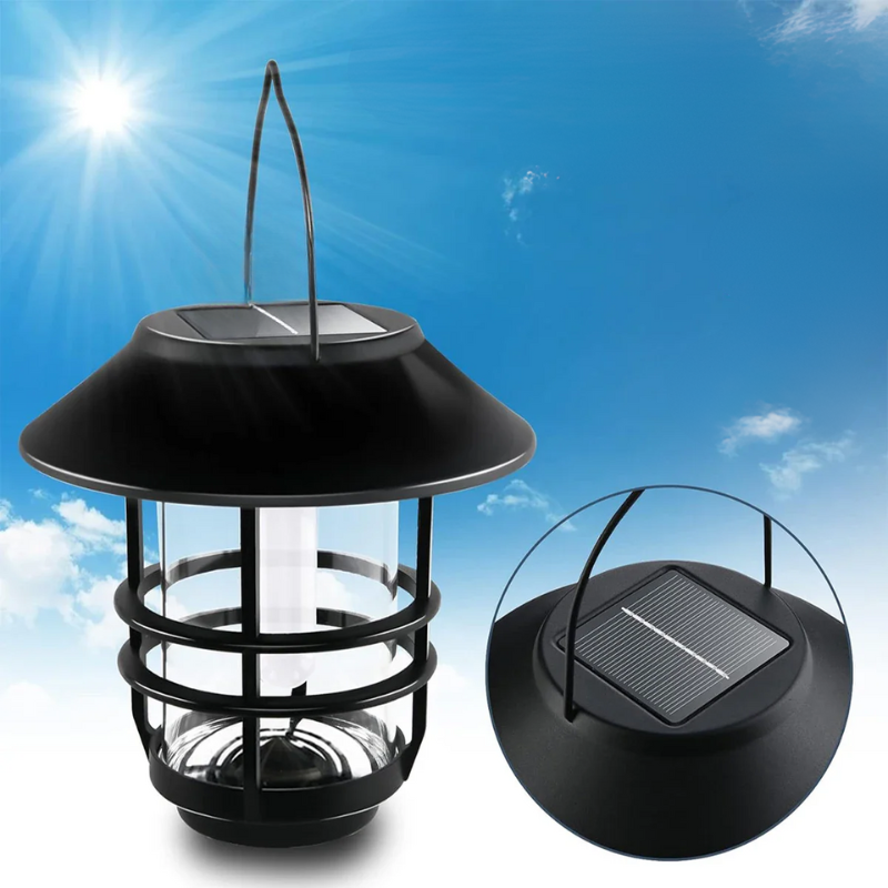 Flamma Glow - Appliques solaires effet flamme pour extérieur