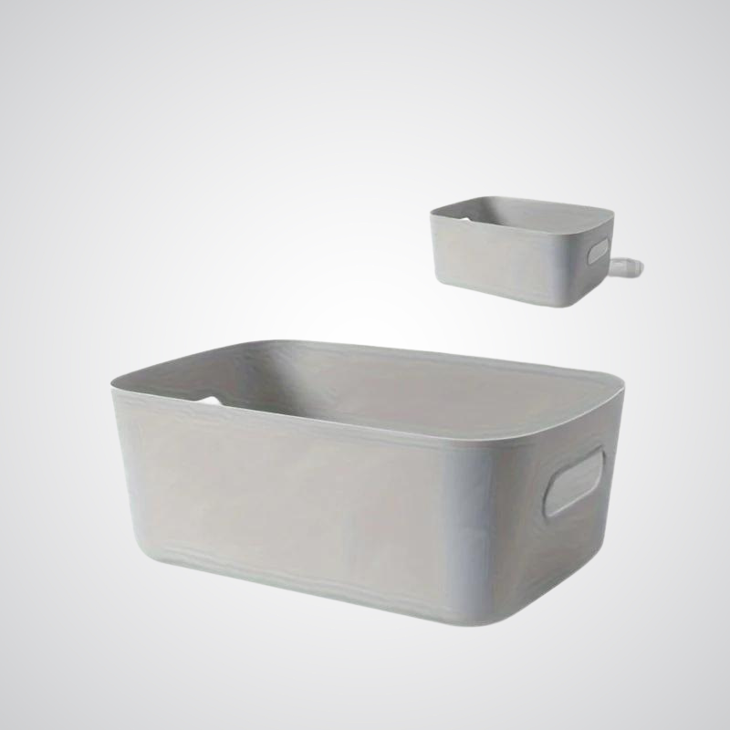OrganiseerGemak - Set of 10 Wall-Mounted Storage Boxes for Cosmetics and Snacks