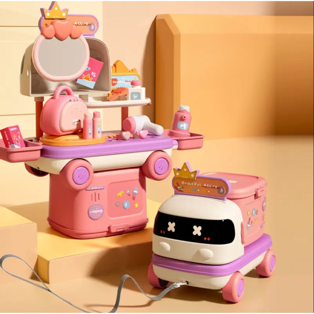 AdventureTruck - 2-in-1 Toy Truck and Creative Play Station
