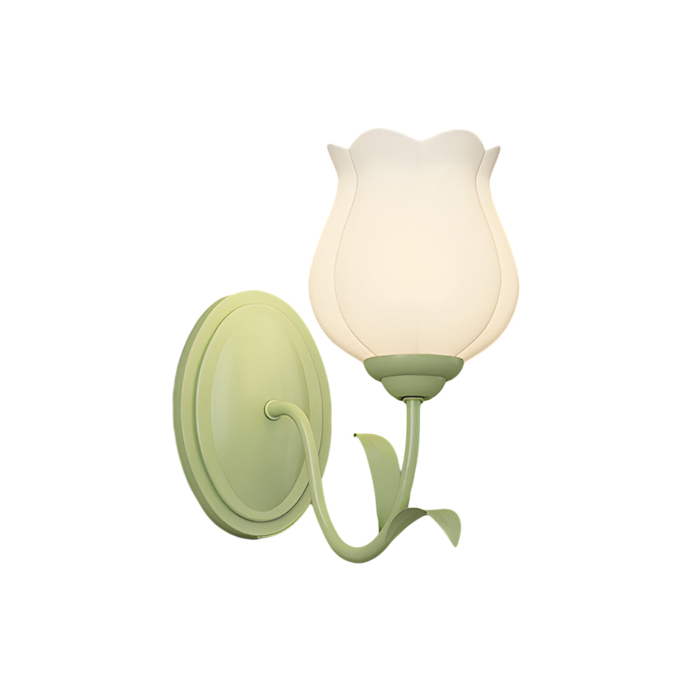 Inanthe - 3D Glass Flower Wall Sconce