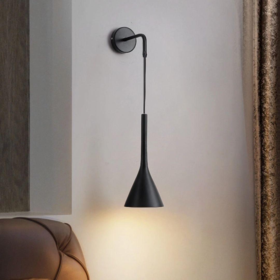 Edelvie - Elegant Scandinavian Glass Wall Sconce