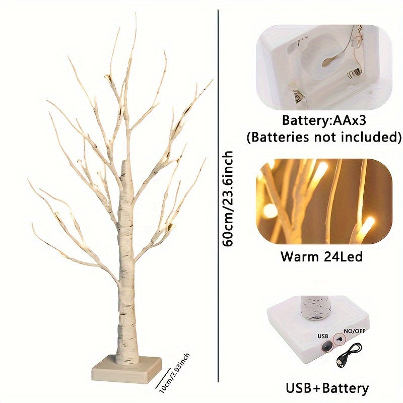 GlowTree - LED Tree Table Lamp with Adjustable Branches