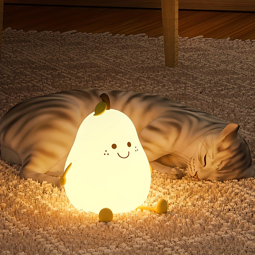 PearGlow Lamp - Rechargeable Dimmable USB LED Lamp