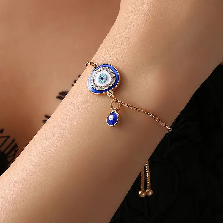 Selene - Bracelet ethnique mauvais œil au style unique