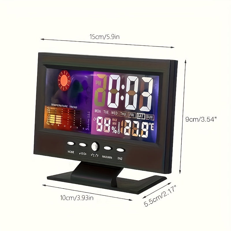 TimeSense - Smart Digital Alarm Clock with Snooze