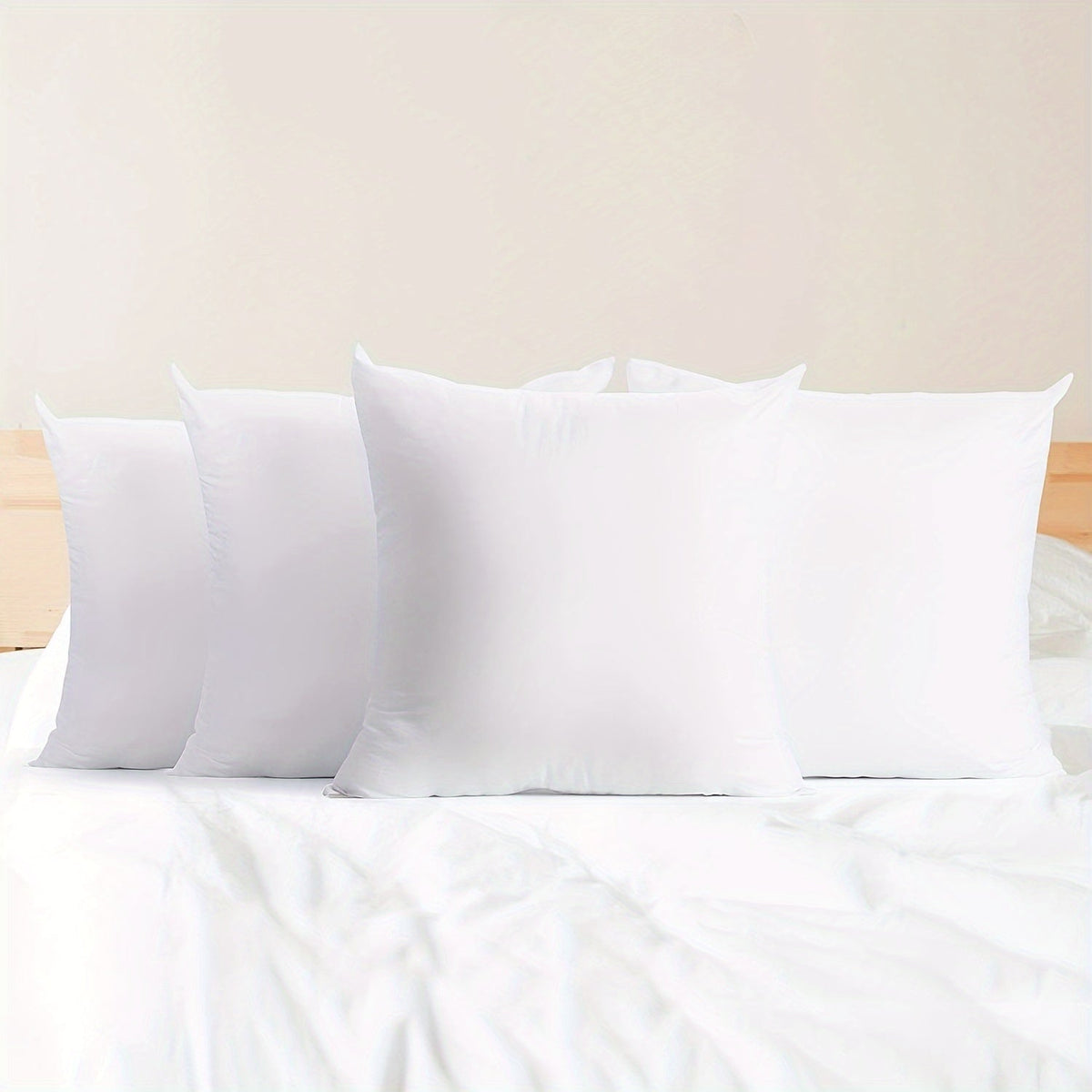 DouceurCoussin - White Polyester Cushions for Cozy Comfort