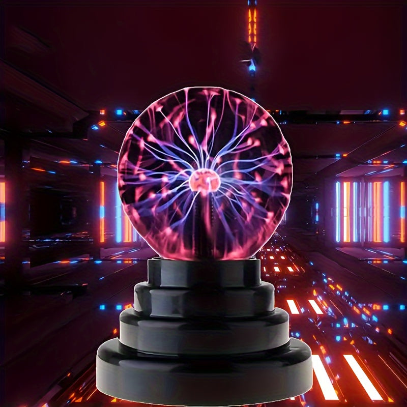 PlasmaGlow - Interactive USB LED Plasma Ball for Ambient Lighting