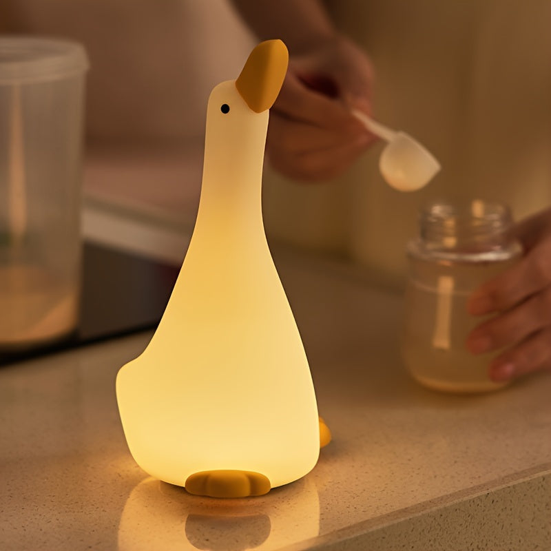 DreamDuck - Rechargeable Touch-Sensor Silicone Duck Night Light