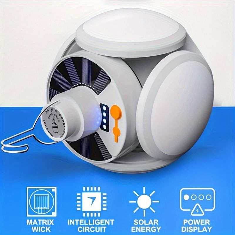 SolarFold Lamp - Foldable Rechargeable LED Camping Lantern