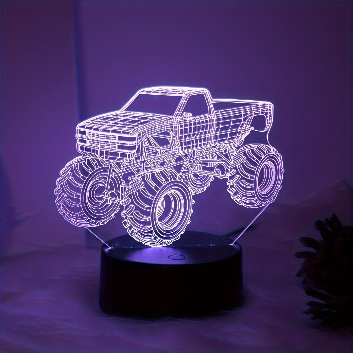 TruckGlow - 3D Monster Truck LED Lamp