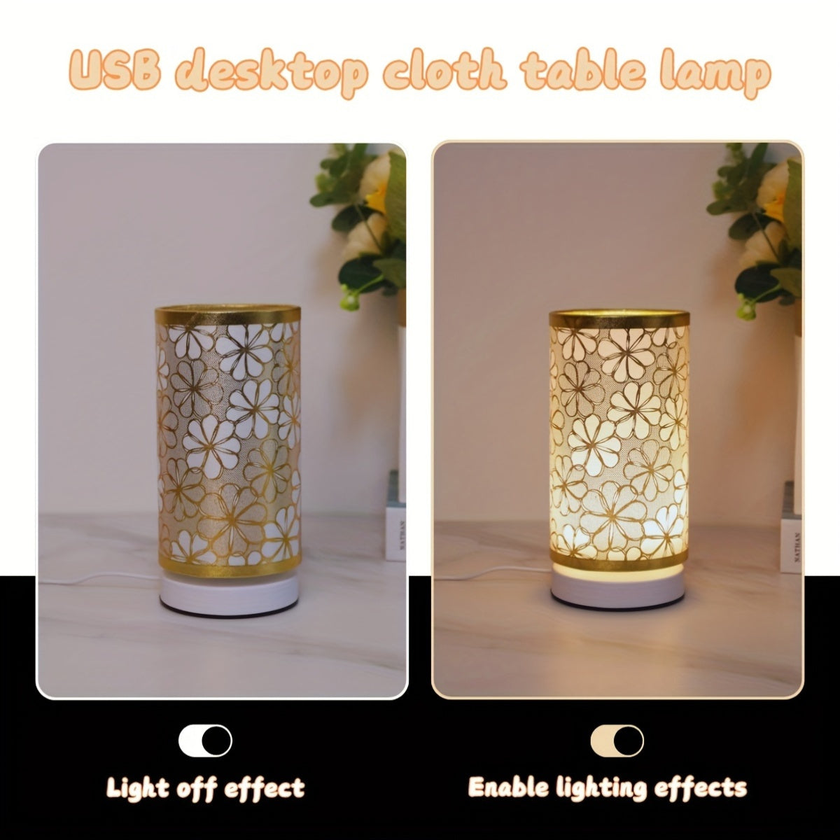 Kolumn - Cylindrical USB LED Table Lamp