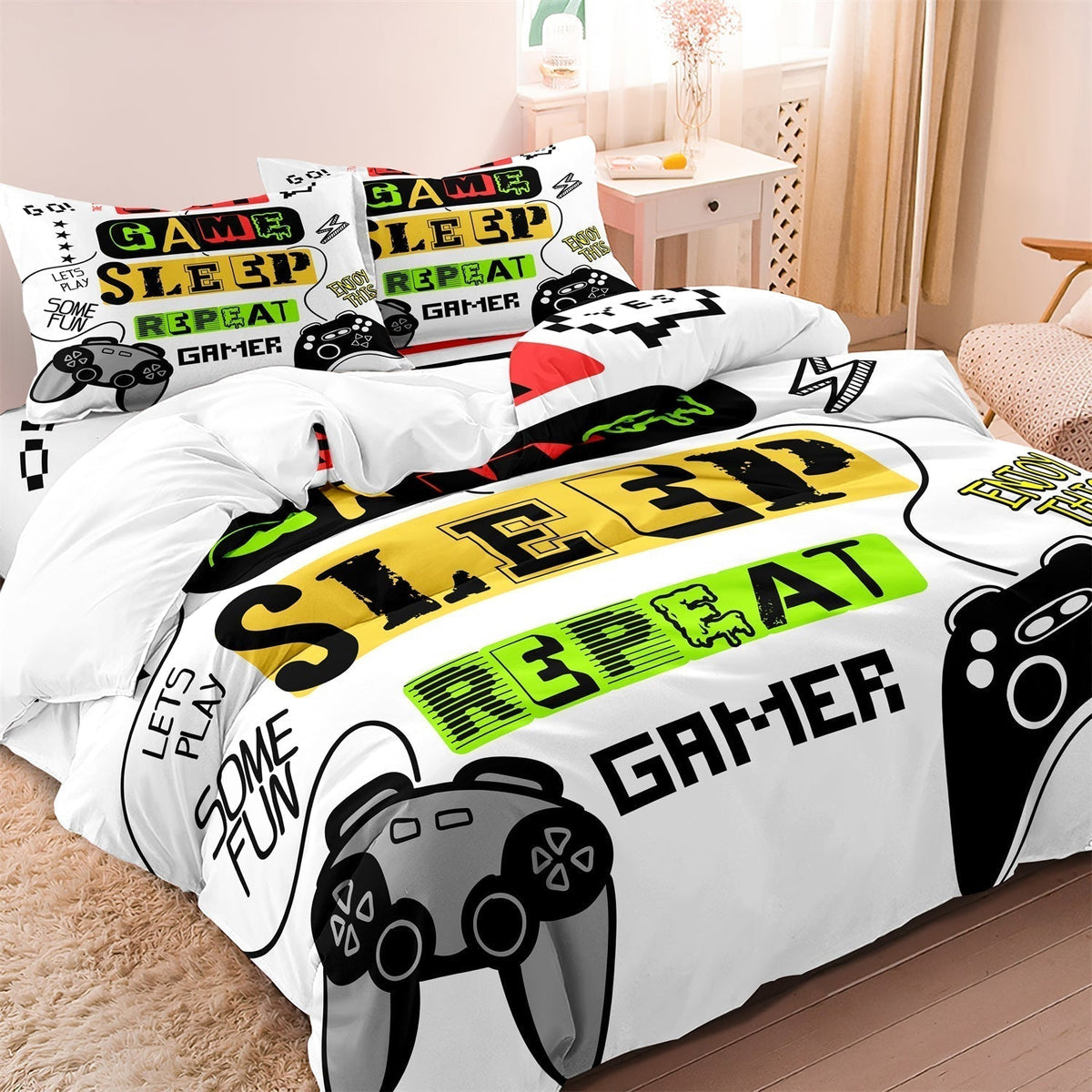 GameDreamer - Kids Gaming Print Bedding Set
