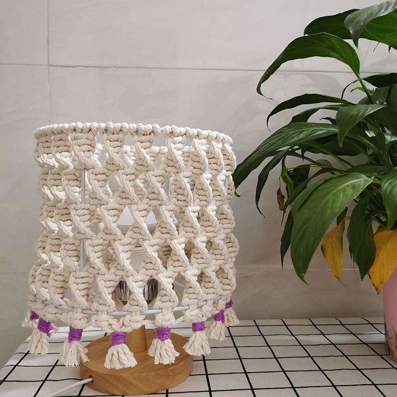 LightWave - Handmade Woven Rope Lamp for a Cozy Ambience