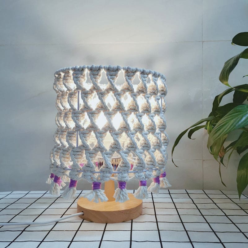 LightWave - Handmade Woven Rope Lamp for a Cozy Ambience