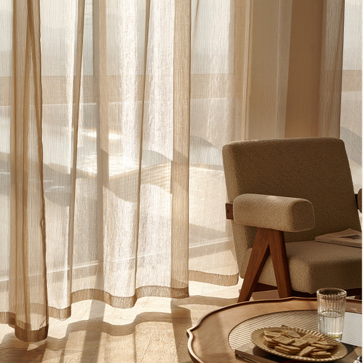 WeaveGlam Curtains - Sheer Woven Curtains for Modern Interiors