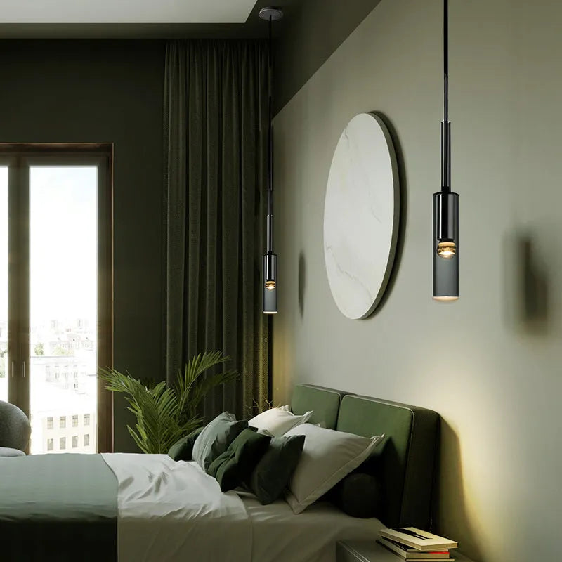 SoleilFumé - Scandinavian Wall Sconce in Smoked Glass