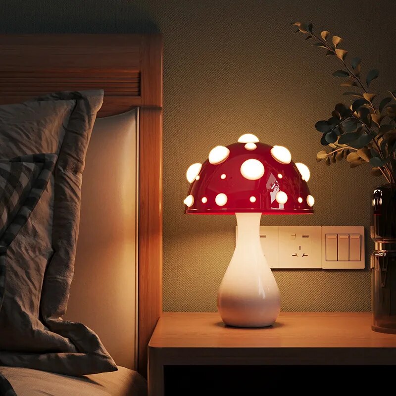 AuraLamp - Adjustable Wireless LED Mushroom Ambient Lamp