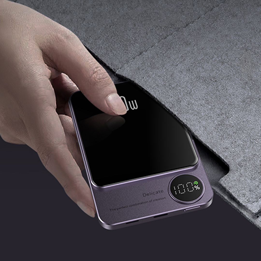 MagneticPulse Charger - Chargeur Magnétique Slim 5000 mAh