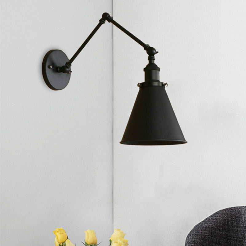 IndustrialFarm - Black and Rust Industrial Wall Sconce