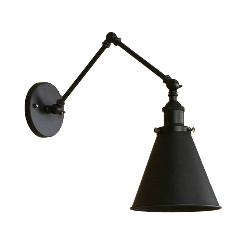 IndustrialFarm - Black and Rust Industrial Wall Sconce