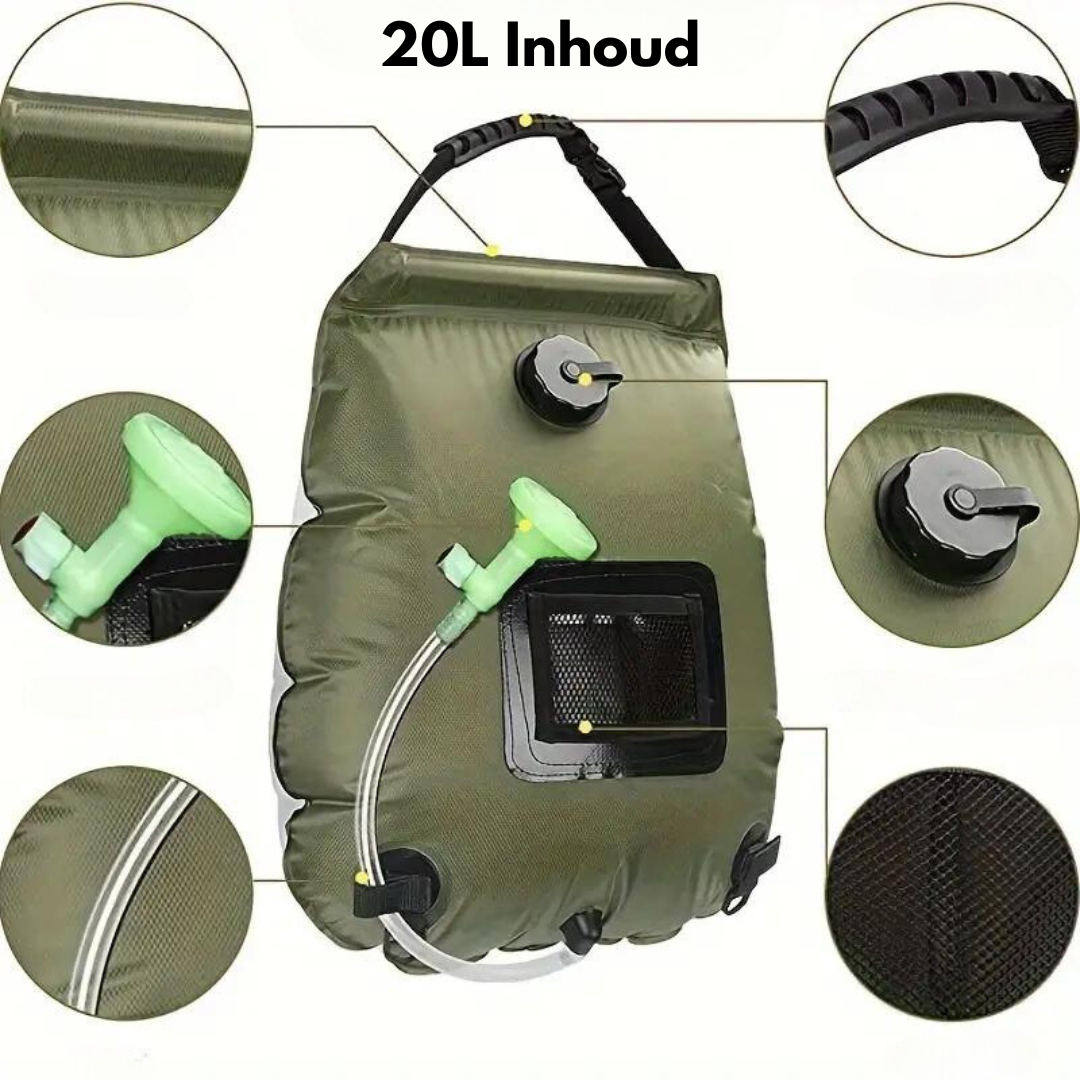 SunStream - Douche solaire de camping portable
